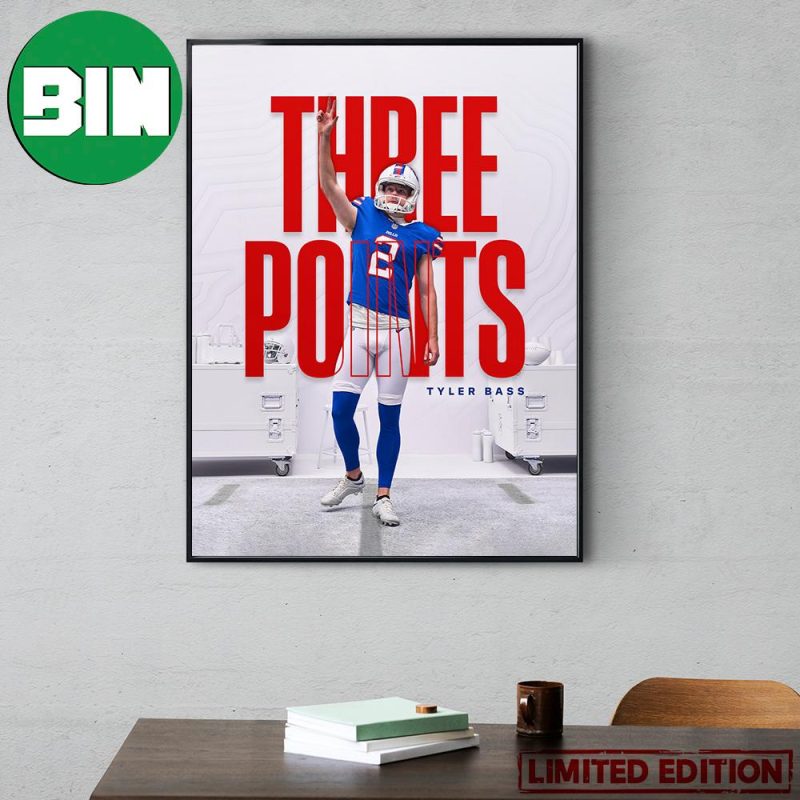 Three Points For Tyler Bass Buffalo Bills Vs New York Jets Shirt