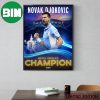 US Open Novak Djokovic Men’s Singles Champion Wimbledon 2023 Home Decor Poster Canvas