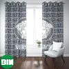 Fantastic Versace Logo Luxury Fashion Brand Shower Curtain