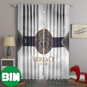 Versace New Fashion Logo Luxury Brand Window Curtain Home Decor