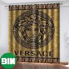 Versace New Printed Premium Logo Fashion Luxury Brand Home Decor Window Curtain