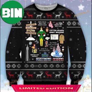 Fairy Tail Elf Anime Christmas Snowflakes Pattern 2023 Holiday Gift Ugly  Sweater - Binteez