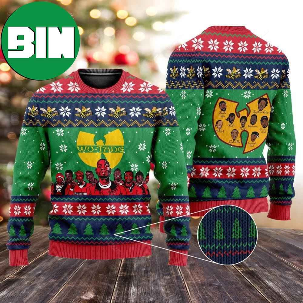Wu Tang Clan Christmas Gift Hip Hop Xmas For Fans Ugly Sweater