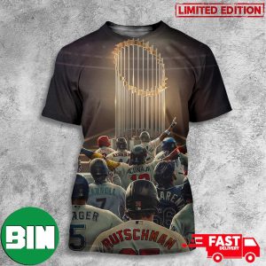 12 Team Enter But Only One Will Leave World Series 2023 With Champions MLB Postseason 3D T-Shirt