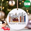 Taylor Swift Christmas 2 Sides The Eras Tour Custom Text For Fans Xmas Gift Ornament