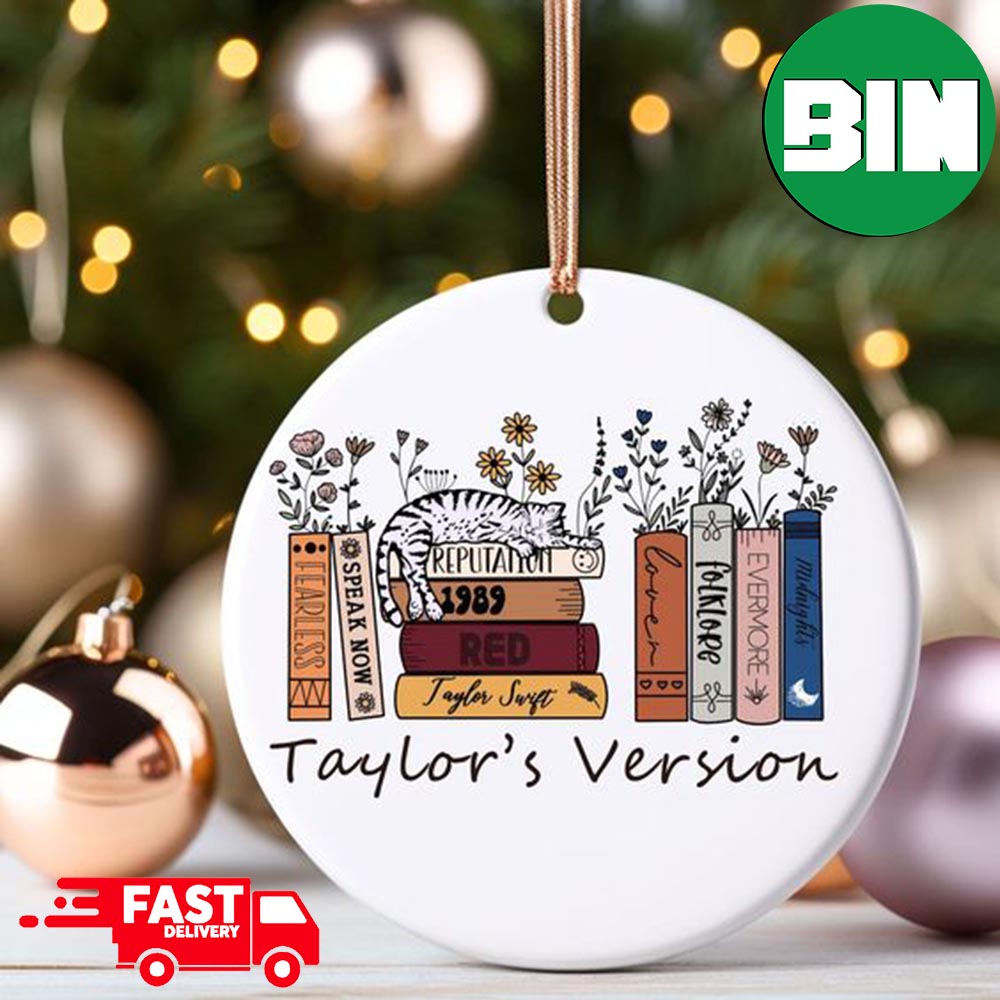 Funny Mr And Mrs Swift Travis Kelce And Taylor Swift Christmas 2023 Holiday  Tree Decorations Ornament - Binteez