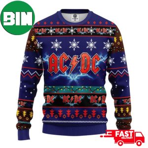 AC DC Ver 2 Ugly Christmas Sweater For Men And Women