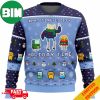 Adventure Time Ugly Knitted Christmas 3D Funny Ugly Sweater 2023 Gift For Men And Women