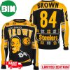 Antonio Brown 84 Pittsburgh Steelers NFL Player Ugly Christmas Sweater