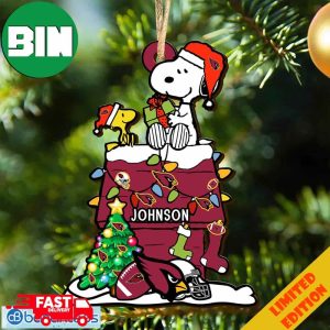 Arizona Cardinals NFL Snoopy Ornament Personalized Christmas For Fans Gift 2023 Holidays