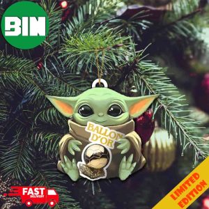 Baby Yoda Hug Ballon d’Or 2023 Cute Tree Decorations Christmas Gift Ornament