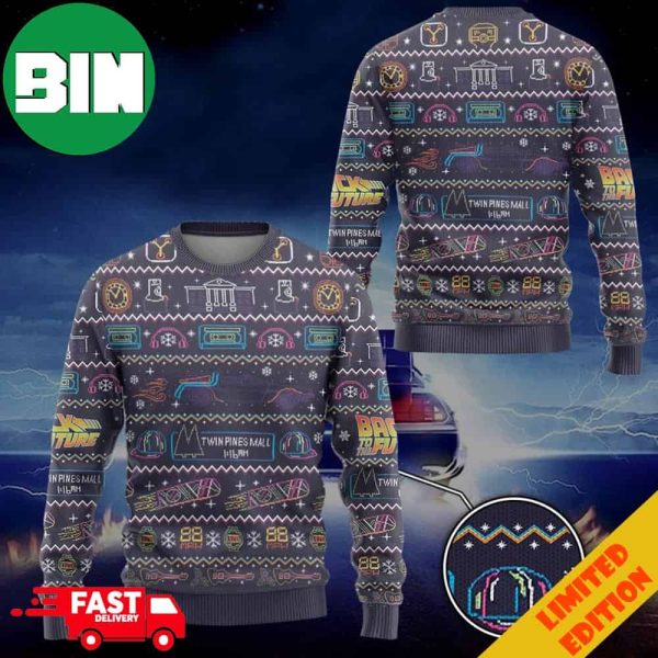 Back To The Future Christmas 2023 Holiday Gift Ugly Sweater