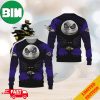 Baltimore Ravens Jack Skellington Nightmare Before Christmas Ugly Sweater Holiday 2023 For Men And Women