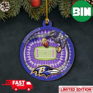 Baltimore Ravens NFL Stadium View Tree Decorations Christmas Ornament