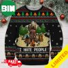 Bear Beer Campfire Yellow Xmas Funny 2023 Holiday Custom And Personalized Idea Christmas Ugly Sweater