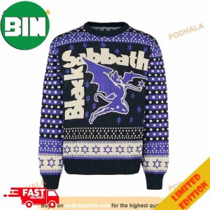 Black Sabbath Band 3D Holiday 2023 Gift For Fans Ugly Sweater