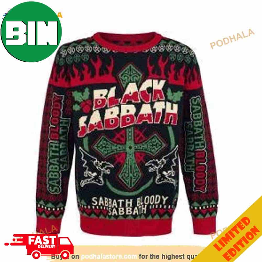 Black Sabbath Band 3D Ugly Sweater For Men And Women - Binteez
