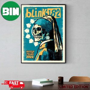 Blink 182 Event Poster Sunday October 8 2023 Ziggo Dome Amsterdam Netherlands World Tour Poster Canvas