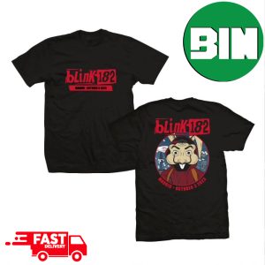 Blink 182 Event Tee World Tour Tuesday 3 October 2023 WiZink Center Madrid Spain Two Sides Fan Gifts T-Shirt