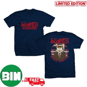 Blink-182 Sunday October 15 2023 World Tour AO Arena Manchester United Kingdom Event Tee Two Sides T-Shirt