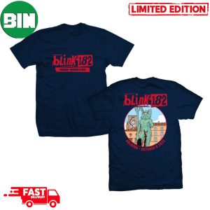 Blink 182 World Tour October 6 2023 Futurshow Station Unipol Arena Casalecchio Di Reno Bologna Italy Two Sides T-Shirt