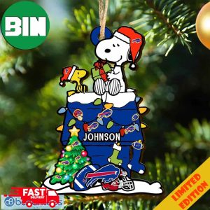 Buffalo Bills NFL Snoopy Ornament Personalized Christmas For Fans Gift 2023 Holidays