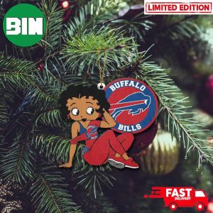 Buffalo Bills x Betty Boop Christmas Tree Decorations 2023 Ornament