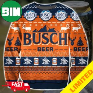 Busch Beer Ver 1 Xmas Funny 2023 Holiday Custom And Personalized Idea Christmas Ugly Sweater