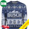 Busch Beer Ver 2 Xmas Funny 2023 Holiday Custom And Personalized Idea Christmas Ugly Sweater