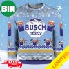 Busch Latte Beer 3D Xmas Funny 2023 Holiday Custom And Personalized Idea Christmas Ugly Sweater