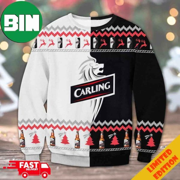 Carling Ice Beer Ugly Christmas Sweater For Men And Women