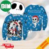 Carolina Panthers Jack Skellington Nightmare Before Christmas 2023 Holiday Gift Ugly Sweater