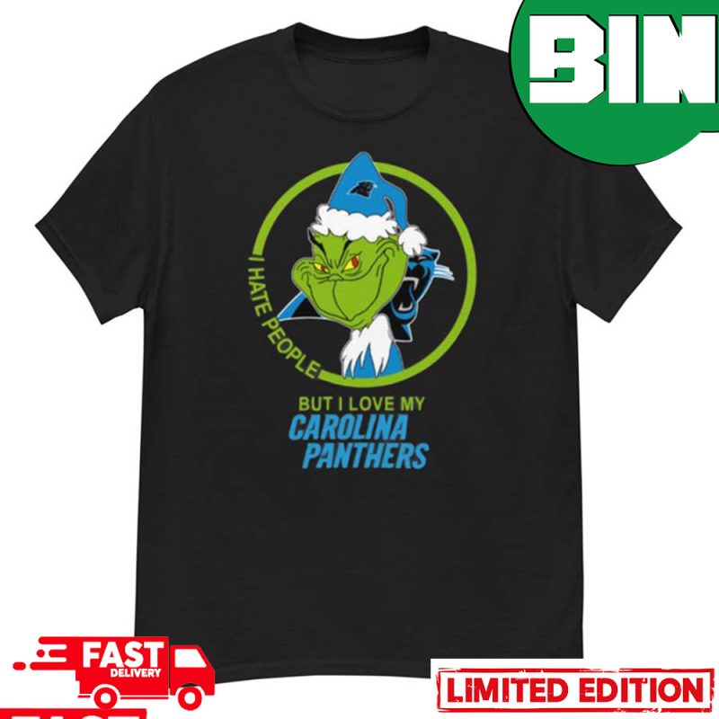 Buffalo Bills NFL Christmas Grinch I Hate People But I Love My Favorite  Football Team T Shirt - Banantees