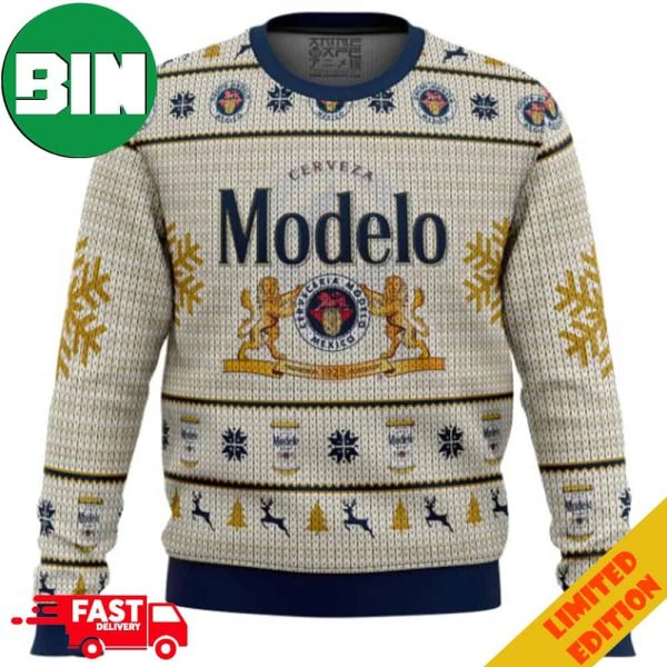 Cerveza Modelo For Beer Lovers Ugly Sweater 2023 Holiday Gift