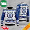 Chelsea FC Custom Name And Number Ugly Sweater For Men And Women