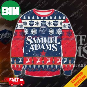 Christmas Samuel Adams Ugly Sweater For Drink Lovers 2023 Gift