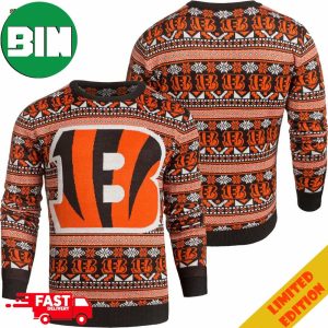 Cincinnati Bengals Aztec NFL Style Funny Ugly Christmas Sweater