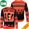 Cincinnati Bengals Aztec NFL Style Funny Ugly Christmas Sweater