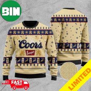 Coors Banquet Xmas Funny 2023 Holiday Custom And Personalized Idea Christmas Ugly Sweater