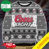 Coors Light Beer Xmas Funny 2023 Holiday Custom And Personalized Idea Christmas Ugly Sweater