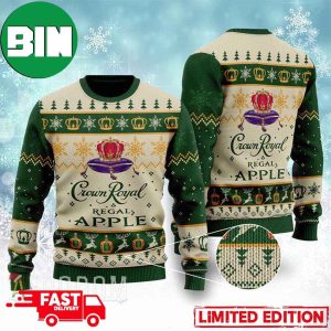 Crown Royal Green For Drink Lovers Ugly Christmas Sweater