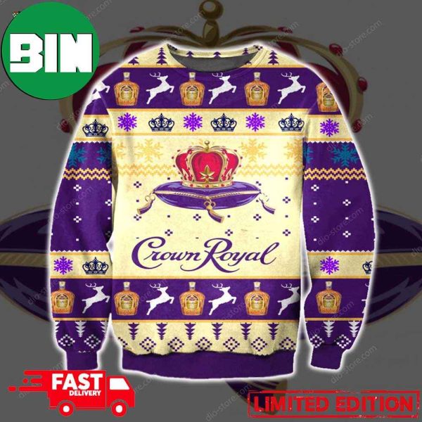 Crown Royal Ugly Christmas Sweater For Men And Women