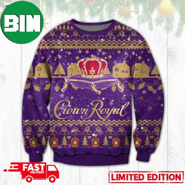 Crown Royal Ver 3 Ugly Christmas Sweater For Men And Women