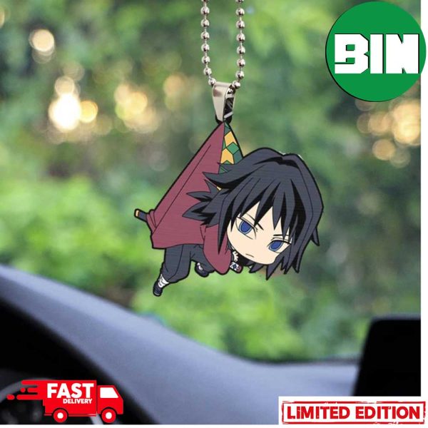 Cute Anime Demon Slayer Giyu Tomioka Tree Christmas Decorations For Holiday Ornament