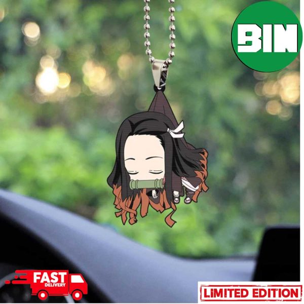 Cute Anime Demon Slayer Nezuko Christmas Tree Decorations Ornament