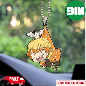 Cute Anime Demon SlayerZenitsu Agatsuma Christmas Tree Decorations Ornament