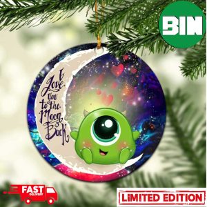 Cute Mike Monster Inc Love You To The Moon Galaxy Perfect Gift For Holiday Ornament