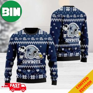 Dallas Cowboys NFL Cute The Snoopy Christmas 2023 Holiday Gift For Fans Ugly Sweater