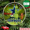 Dallas Cowboys NFL Fans Christmas Ornament Custom Name
