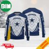 Dallas Cowboys NFL Santa Claus Custom Name And Number Ugly Sweater